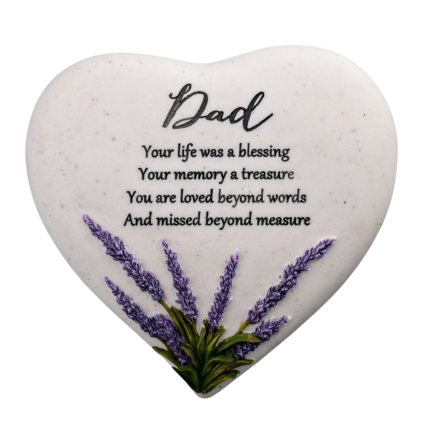 Lavender "Healing Hearts" Plaque - Dad