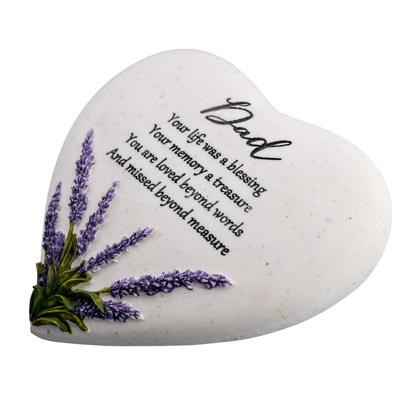 Lavender "Healing Hearts" Plaque - Dad