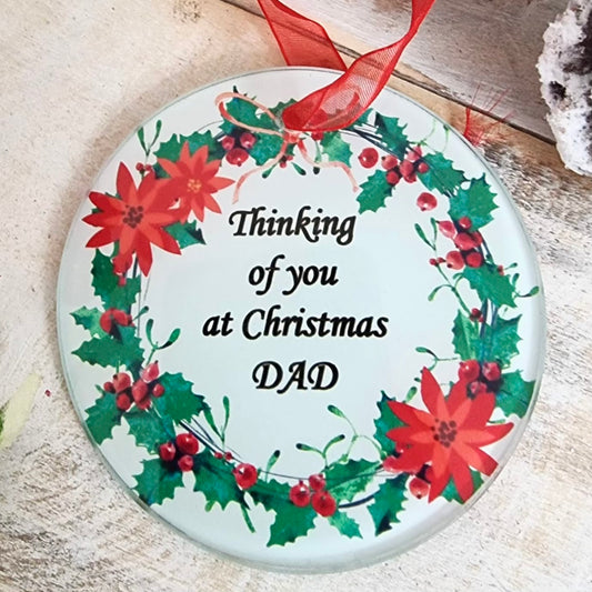 "Blessed Memories" Hanging Ornament - Dad