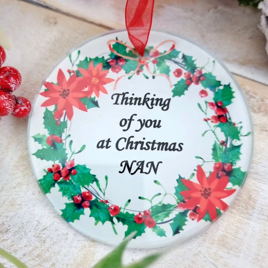 "Blessed Memories" Hanging Ornament - Nan
