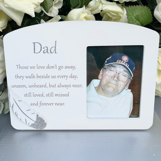 "Dad" Feather Frame