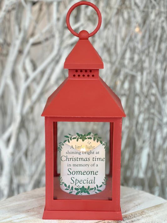 "Light Of Our Loved Ones" Christmas Lantern - Someone Special