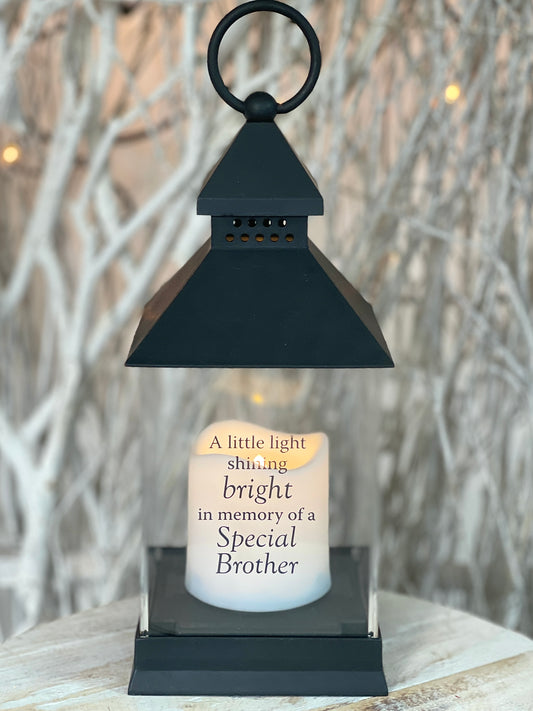 "Light Of Our Loved Ones" Lantern - Brother
