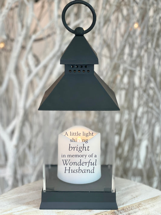 "Light Of Our Loved Ones" Lantern - Husband