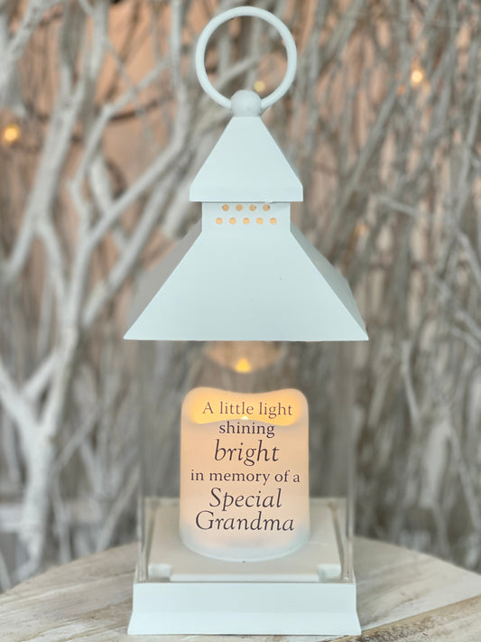 "Light Of Our Loved One"  Lantern - Grandma