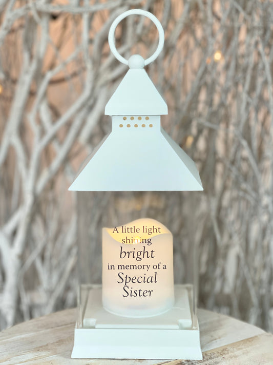 "Light Of Our Loved Ones" Lantern - Sister