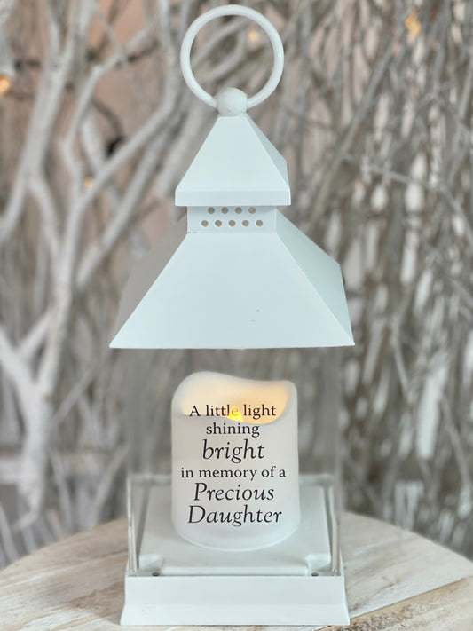 "Light Of Our Loved Ones" Lantern - Daughter