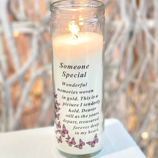 "Someone Special" Memorial Candle