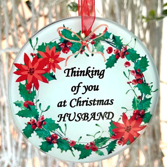 "Blessed Memories" Hanging Ornament - Husband