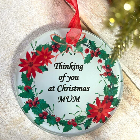"Blessed Memories" Hanging Ornament - Mum