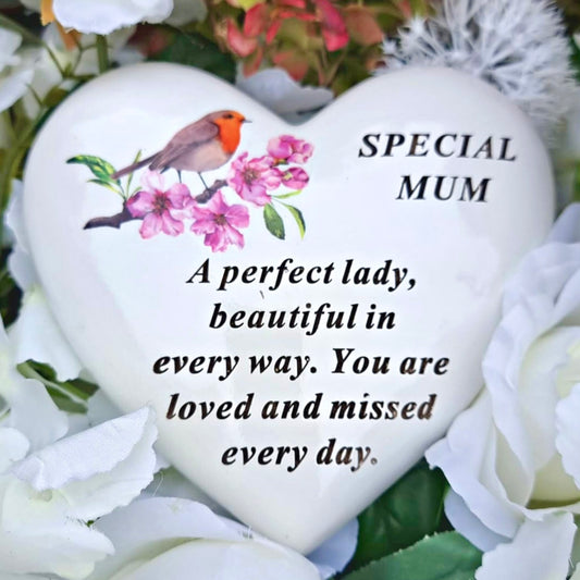 "Robins Appear" Plaque - Special Mum